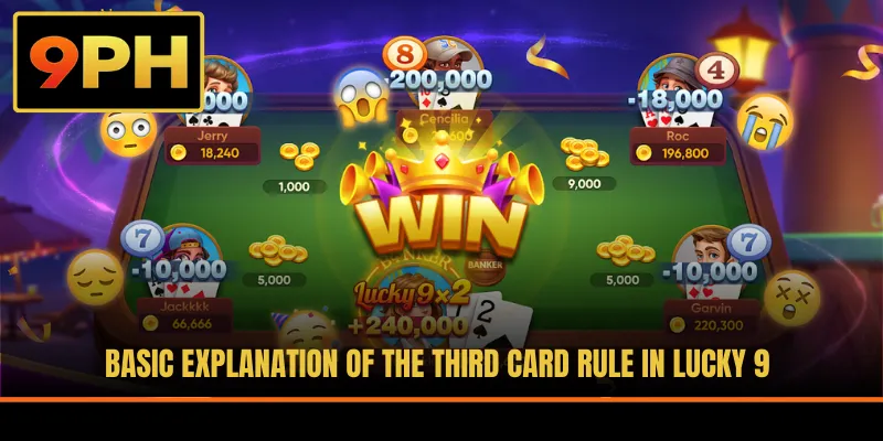 Basic explanation of the third card rule in Lucky 9