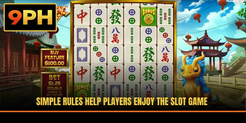 Simple rules help players enjoy the slot game